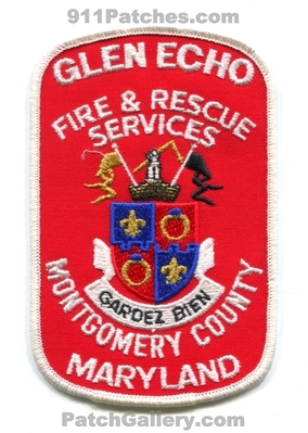Glen Echo Fire and Rescue Services Montgomery County Patch (Maryland)
Scan By: PatchGallery.com
Keywords: & department dept. co. gardez bien
