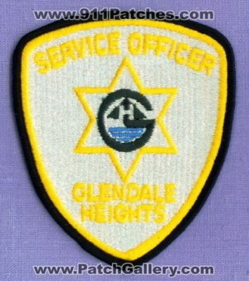 Glendale Heights Police Department Service Officer (Illinois)
Thanks to apdsgt for this scan.
Keywords: dept.
