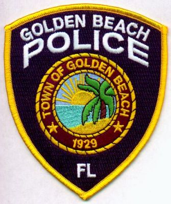 Golden Beach Police
Thanks to EmblemAndPatchSales.com for this scan.
Keywords: florida town of