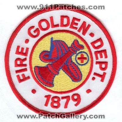 Golden Fire Dept Patch (Colorado)
[b]Scan From: Our Collection[/b]
Keywords: department