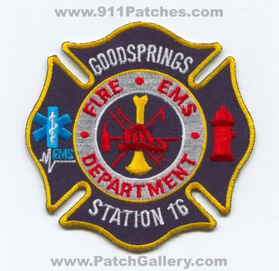 Goodsprings Fire EMS Department Station 16 Patch (New York)
Scan By: PatchGallery.com
Keywords: dept.
