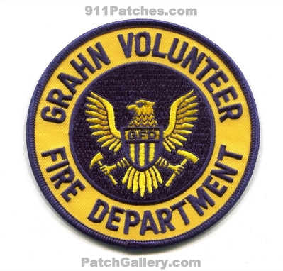 Grahn Volunteer Fire Department Patch (Kentucky)
Scan By: PatchGallery.com
Keywords: dept.