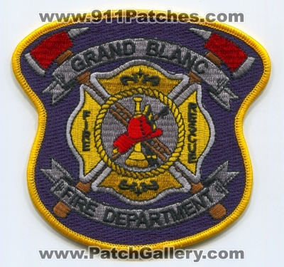 Grand Blanc Fire Rescue Department Patch (Michigan)
Scan By: PatchGallery.com
Keywords: dept.