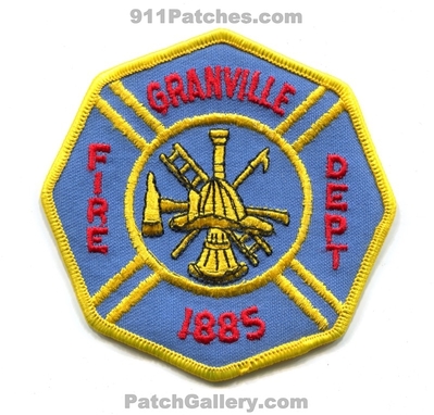 Granville Fire Department Patch (Ohio)
Scan By: PatchGallery.com
Keywords: dept. 1885
