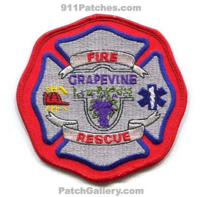 Grapevine Fire Rescue Department Patch (Texas)
Scan By: PatchGallery.com
Keywords: dept.