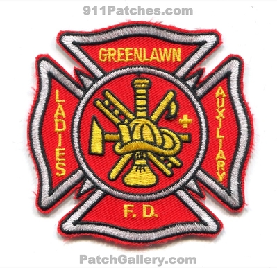 Greenlawn Fire Department Ladies Auxiliary Patch (UNKNOWN STATE)
Scan By: PatchGallery.com
Keywords: dept. f.d. fd