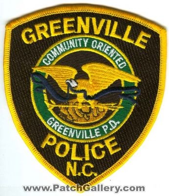 Greenville Police (North Carolina)
Scan By: PatchGallery.com

