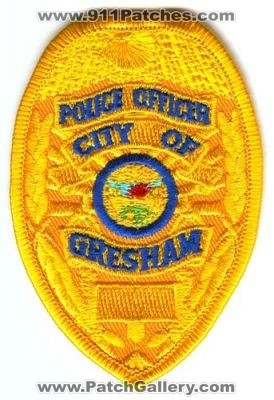 Gresham Police Officer (Oregon)
Scan By: PatchGallery.com
Keywords: city of