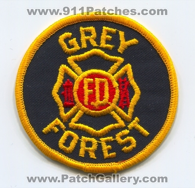 Grey Forest Fire Department Patch (Texas)
Scan By: PatchGallery.com
Keywords: dept. f.d.