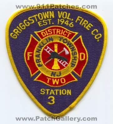 Griggstown Volunteer Fire Company District 2 Station 35 Patch (New Jersey)
Scan By: PatchGallery.com
Keywords: vol. co. dist. number no. #2 two fd department dept. franklin township twp.