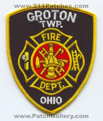 Groton Township Fire Department Patch (Ohio)
Scan By: PatchGallery.com
Keywords: twp. dept.