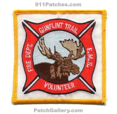 Gunflint Trail Volunteer Fire Department Patch (Minnesota)
Scan By: PatchGallery.com
Keywords: vol. dept. ems