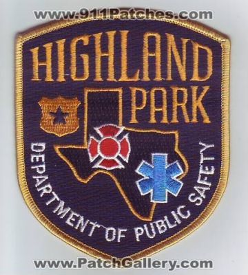 Highland Park Department of Public Safety (Texas)
Thanks to Dave Slade for this scan.
Keywords: dept. fire ems police