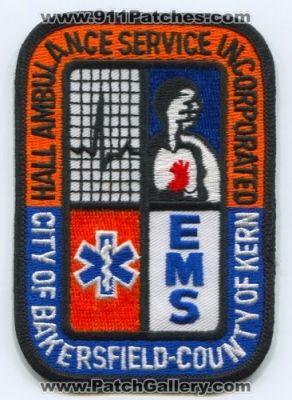 Hall Ambulance Service Incorporated (California)
Scan By: PatchGallery.com
Keywords: ems inc. city of bakersfield county co. of kern