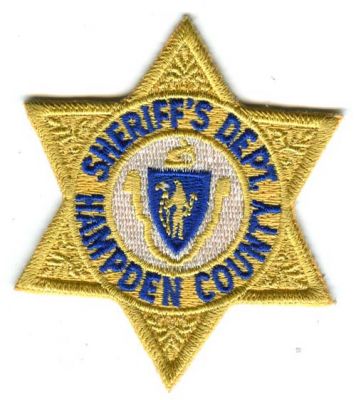 Hampden County Sheriff's Dept (Massachusetts)
Scan By: PatchGallery.com
Keywords: sheriffs department