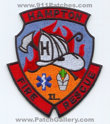 Hampton Fire Rescue Department Patch (Illinois)
Scan By: PatchGallery.com
Keywords: dept. il.