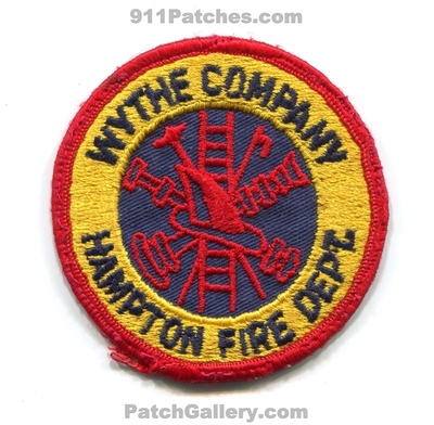 Hampton Fire Department Wythe Company Patch (Virginia)
Scan By: PatchGallery.com
Keywords: dept. co.