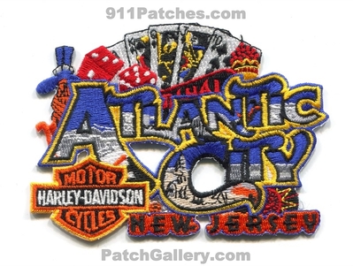 Harley Davidson Motorcycles Atlantic City Patch (New Jersey)
Scan By: PatchGallery.com
Keywords: hd