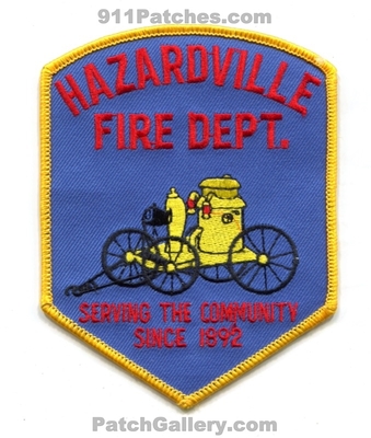 Hazardville Fire Department Patch (Connecticut)
Scan By: PatchGallery.com
Keywords: dept. serving the community since 1892