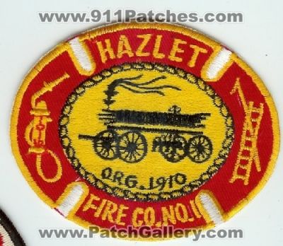 Hazlet Fire Company Number 1 (UNKNOWN STATE)
Thanks to Mark C Barilovich for this scan.
Keywords: co. no. #1