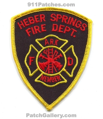 Heber Springs Fire Department Member Patch (Arkansas)
Scan By: PatchGallery.com
Keywords: dept.