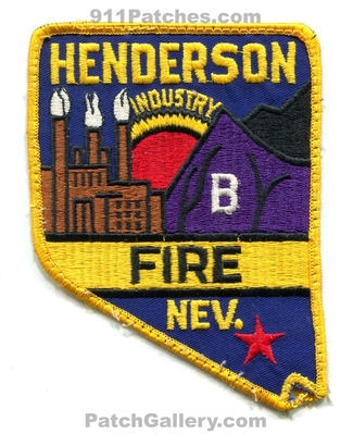 Henderson Fire Department Patch (Nevada) (State Shape)
Scan By: PatchGallery.com
Keywords: dept. nev.
