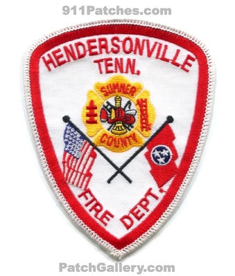 Hendersonville Fire Department Sumner County Patch (Tennessee)
Scan By: PatchGallery.com
Keywords: dept. co.