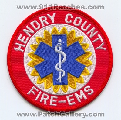 Hendry County Fire EMS Department Patch (Florida)
Scan By: PatchGallery.com
Keywords: co. dept.