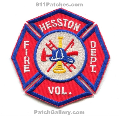 Hesston Volunteer Fire Department Patch (Kansas)
Scan By: PatchGallery.com
Keywords: vol. dept.