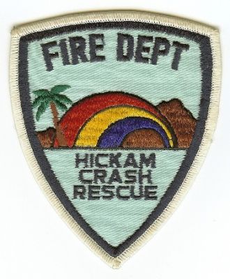 Hickam Crash Rescue Fire Dept
Thanks to PaulsFirePatches.com for this scan.
Keywords: hawaii department cfr arff aircraft
