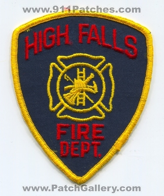 High Falls Fire Department Patch (UNKNOWN STATE)
Scan By: PatchGallery.com
Keywords: dept.