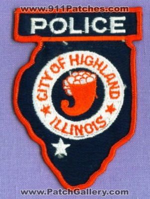 Highland Police Department (Illinois)
Thanks to apdsgt for this scan.
Keywords: dept. city of
