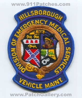 Hillsborough Division of Emergency Medical Services EMS Vehicle Maintenance Patch (Florida)
Scan By: PatchGallery.com
Keywords: county co. div. maint. ambulance