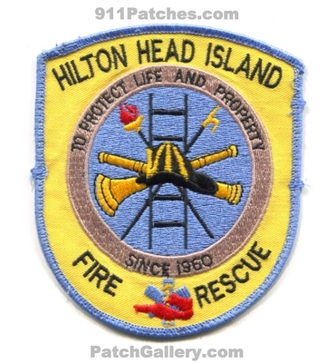 Hilton Head Island Fire Rescue Department Patch (South Carolina)
Scan By: PatchGallery.com
Keywords: dept. to protect life and property since 1960