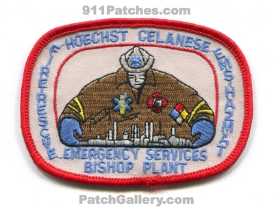 Hoechst Celanese Bishop Plant Emergency Services Fire Rescue EMS HazMat Patch (Texas)
Scan By: PatchGallery.com
Keywords: industrial response team ert