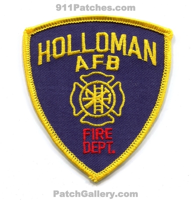 Holloman Air Force Base AFB Fire Department USAF Military Patch (New Mexico)
Scan By: PatchGallery.com
Keywords: dept.