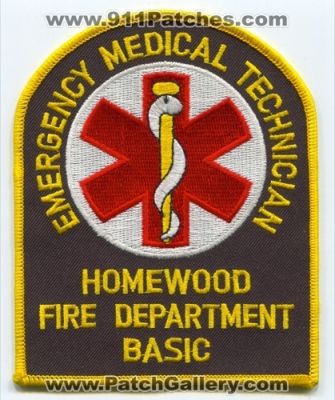 Homewood Fire Department Emergency Medical Technician Basic (Alabama)
Scan By: PatchGallery.com
Keywords: dept. emt ems