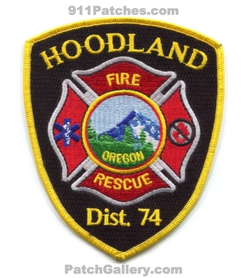 Hoodland Fire Rescue Department District 74 Patch (Oregon)
Scan By: PatchGallery.com
Keywords: dept. dist.