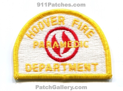 Hoover Fire Department Paramedic Patch (Alabama)
Scan By: PatchGallery.com
Keywords: dept. ems ambulance