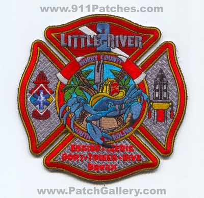 Horry County Fire Rescue Department Station 2 Patch (South Carolina)
Scan By: PatchGallery.com
Keywords: Co. Dept. Engine Medic Boat Tower Dive Brush Company Co. Station Little River - Blue Crab