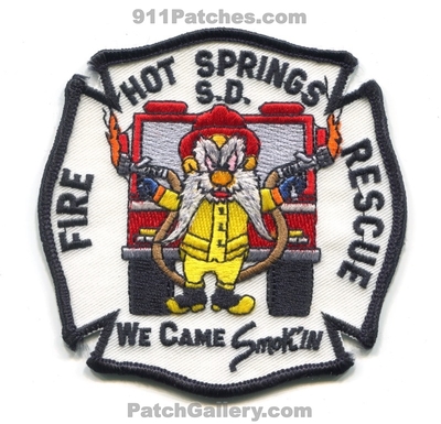 Hot Springs Fire Rescue Department Patch (South Dakota)
Scan By: PatchGallery.com
Keywords: dept. s.d. we came smokin