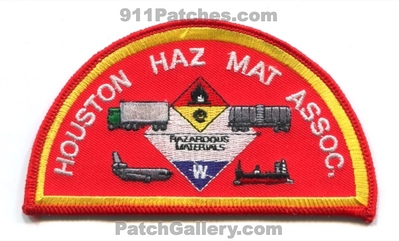 Houston Fire Department HazMat Association Patch (Texas)
Scan By: PatchGallery.com
Keywords: dept. haz-mat assoc. assn.