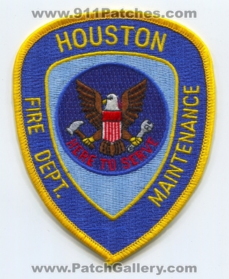 Houston Fire Department Maintenance Patch (Texas)
Scan By: PatchGallery.com
Keywords: dept. hfd here to serve