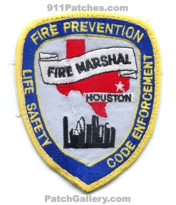 Houston Fire Department Fire Marshal Patch (Texas)
Scan By: PatchGallery.com
Keywords: dept. hfd h.f.d. prevention life safety code enforcement