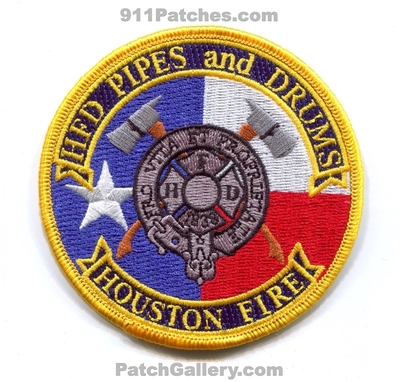 Houston Fire Department Pipes and Drums Patch (Texas)
Scan By: PatchGallery.com
Keywords: dept. hfd h.f.d.
