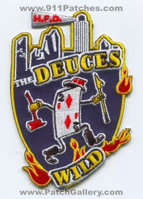 Houston Fire Department Station 2 Patch (Texas)
Scan By: PatchGallery.com
Keywords: dept. hfd h.f.d. company co. the deuces wild playing cards