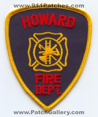 Howard Fire Department Patch (UNKNOWN STATE)
Scan By: PatchGallery.com
Keywords: dept.
