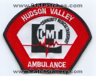 Hudson Valley Ambulance Patch (New York)
Scan By: PatchGallery.com
Keywords: ems cmt community medical transport