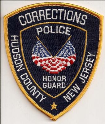 Hudson County Police Corrections Honor Guard
Thanks to EmblemAndPatchSales.com for this scan.
Keywords: new jersey