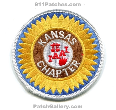 International Association of Arson Investigators IAAI Kansas Chapter Patch (Kansas)
Scan By: PatchGallery.com
Keywords: fire